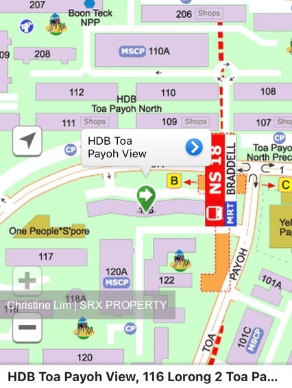 Blk 116 Lorong 2 Toa Payoh (Toa Payoh), HDB 3 Rooms #178363532